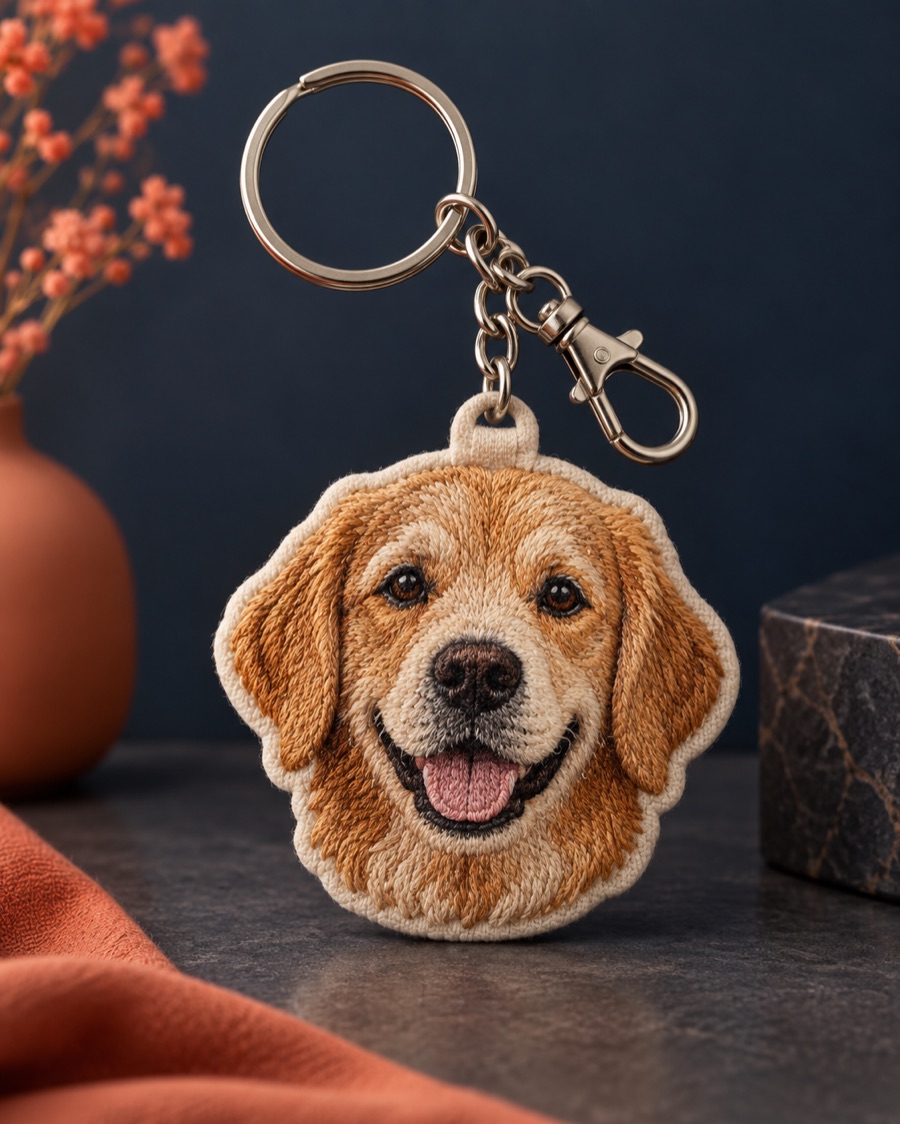 Custom pet keychain